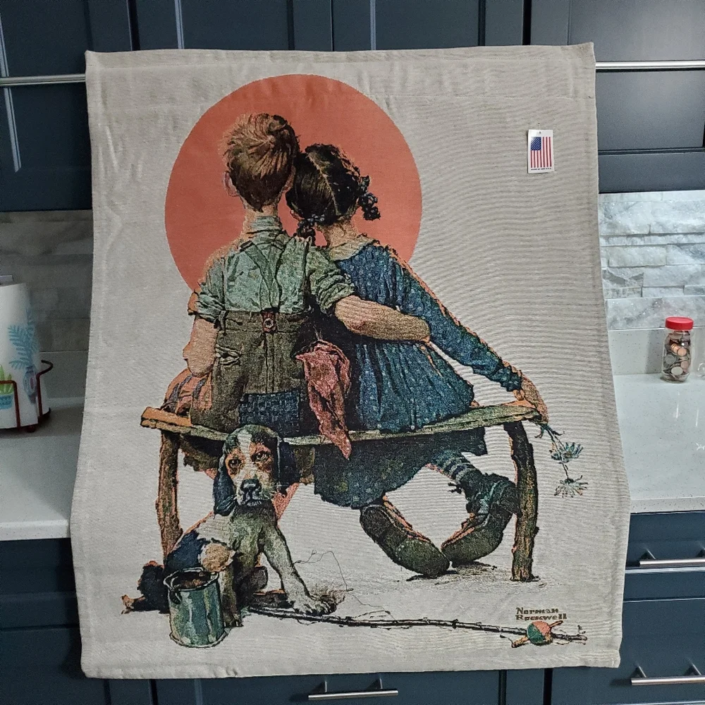 Norman Rockwell Woven Wall Tapestry 